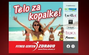 Jumbo plakat Fitnes center Zdravo 