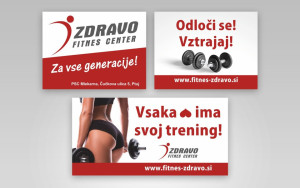 Jumbo plakat Fitnes center Zdravo