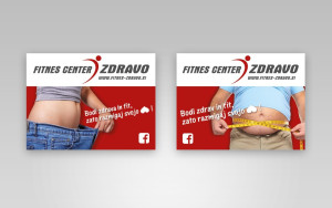 Jumbo plakat Fitnes center Zdravo