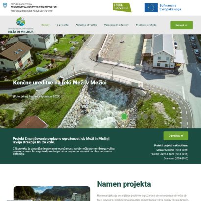 Zmanjševanje poplavne ogroženosti ob Meži in Mislinji