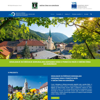 Odvajanje in čiščenje komunalnih odpadnih voda v porečju Meže v občini Črna na Koroškem